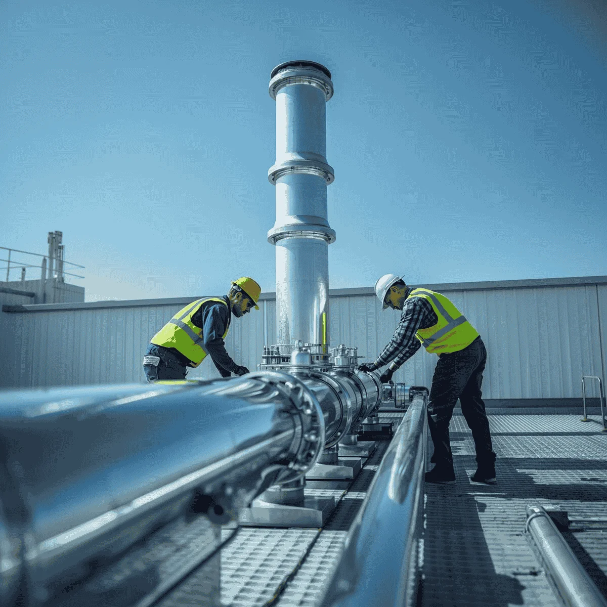 Doğalgaz Bacası Montajı